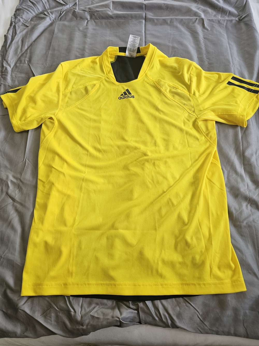 Adidas Men’s Yellow Performance Soccer Training Shirt